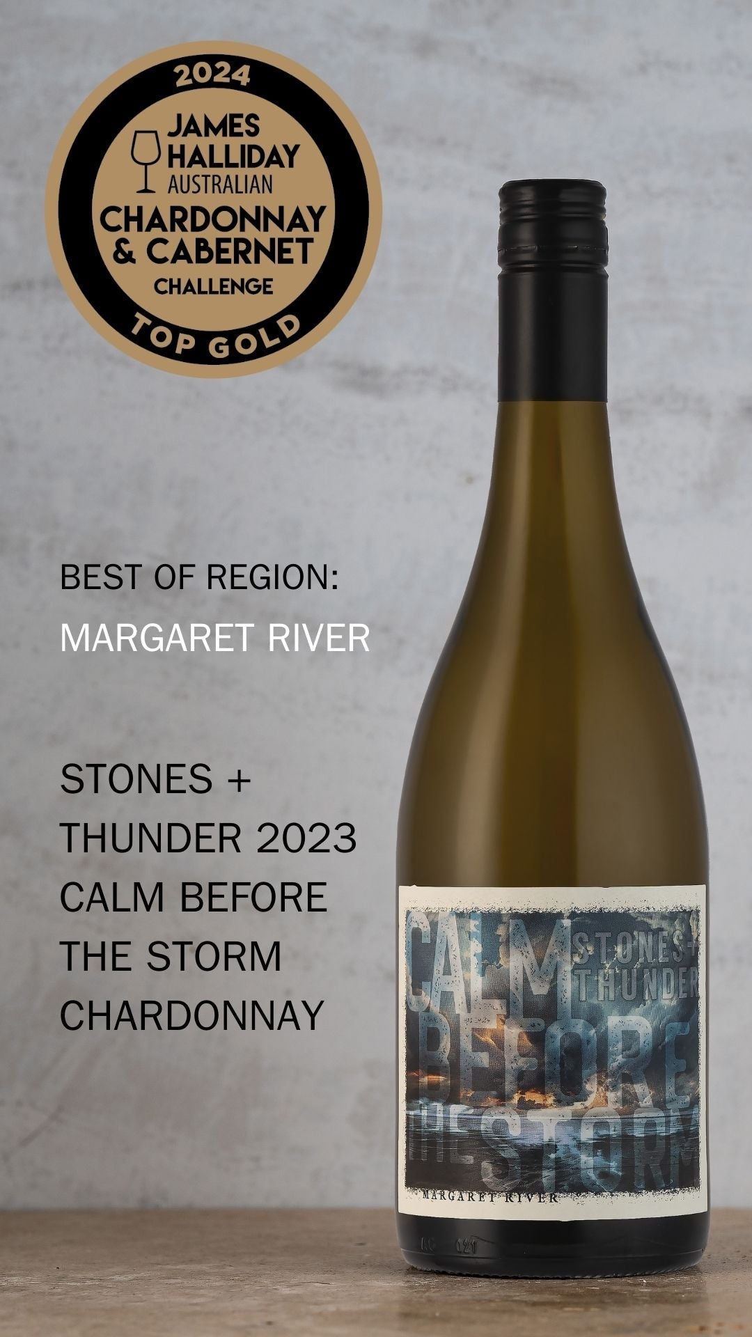 "Best of Region" Margaret River Trophy - James Halliday Chardonnay and Cabernet Challenge 2024